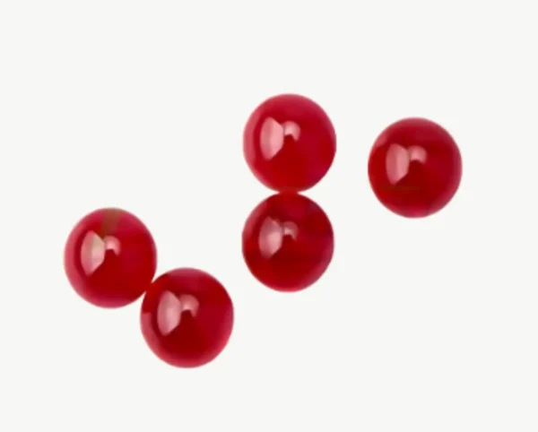 4mm Ruby Terp Pearls - Imagen 2